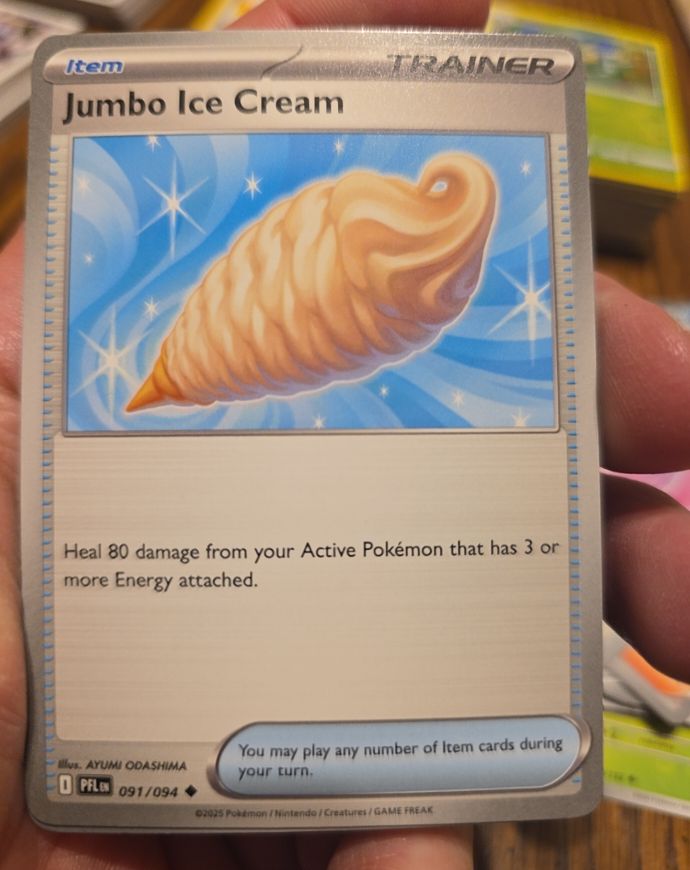 2025 Pokémon #091 Jumbo Ice Cream — front