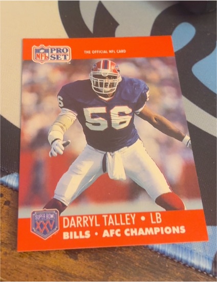 1990 Pro Set #47 Darryl Talley — front