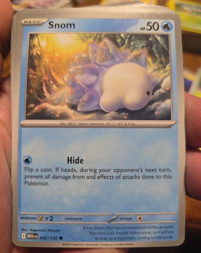 2025 Pokémon MEG #042 Snom — front