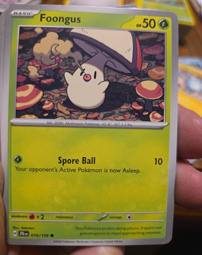 2023 Pokémon Journey Together #010 Foongus — front