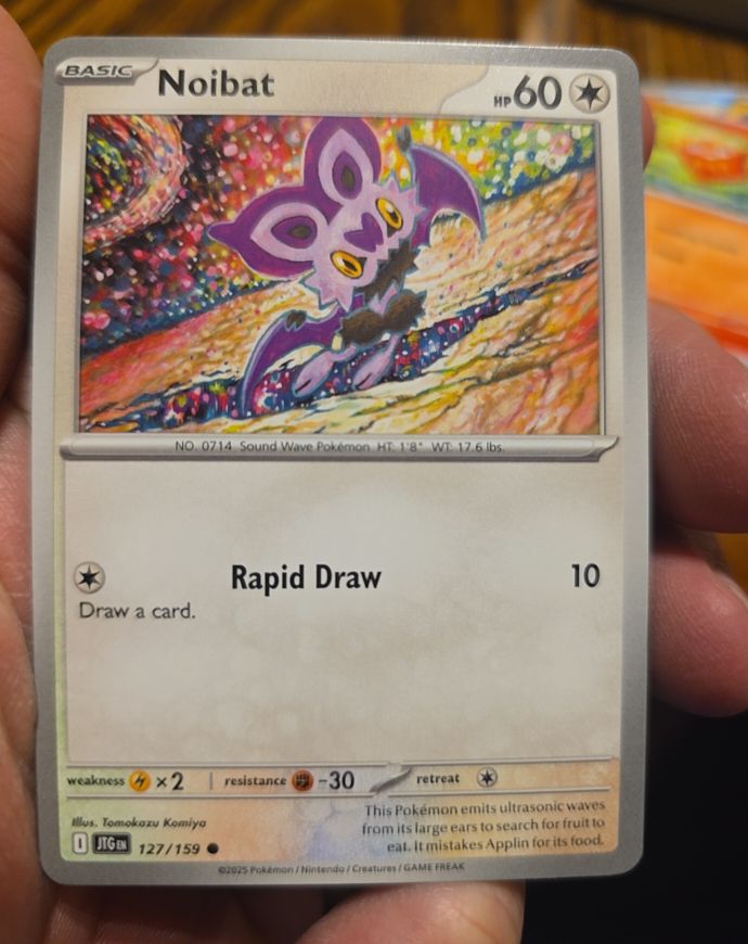2023 Pokémon SV09: Journey Together #127 Noibat — front