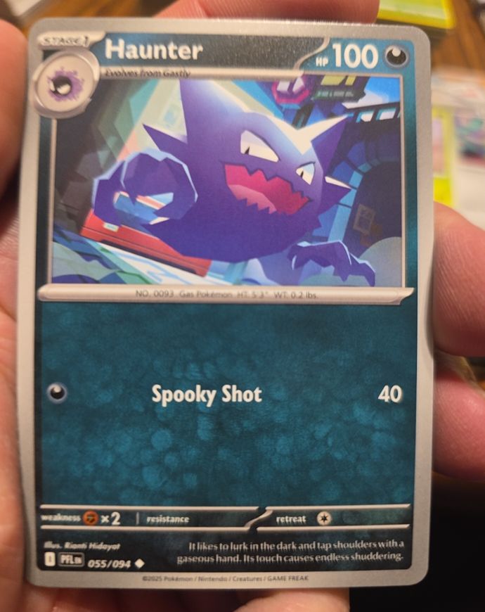 2025 Pokémon #055 Haunter — front