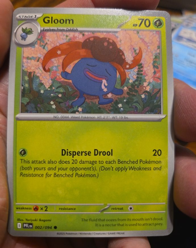 2025 Pokemon Phantasmal Flames #002 Gloom — front
