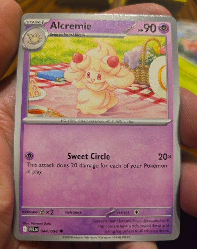2025 Pokémon #044 Alcremie — front