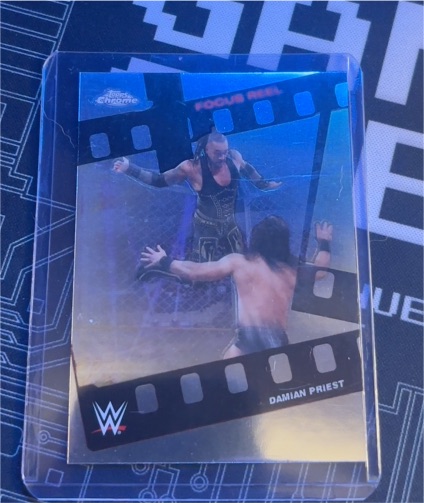 2026 Topps Chrome WWE #FR-30 Damian Priest Focus Reel — front