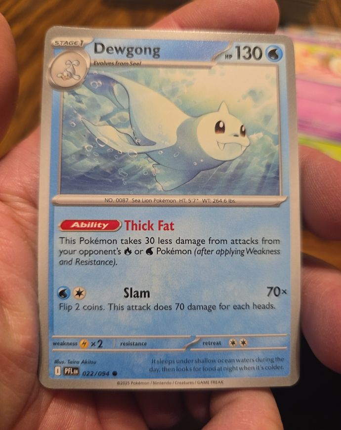 2025 Pokémon ME02: Phantasmal Flames #022 Dewgong — front