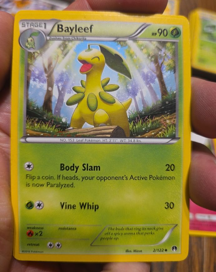 2016 Pokémon XY BREAKpoint #2 Bayleef — front