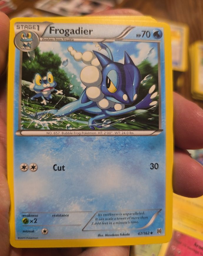 2015 Pokemon Breakthrough #47 Frogadier — front