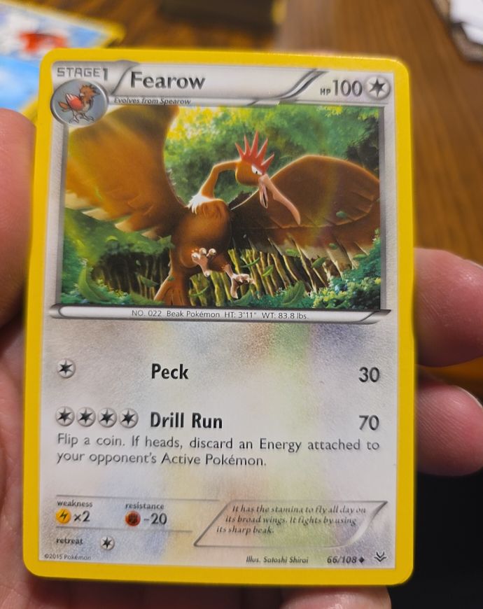 2015 Pokémon XY Roaring Skies #66 Fearow — front