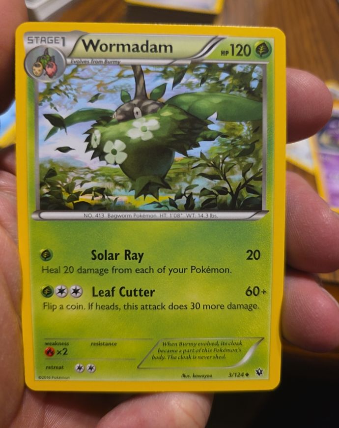 2016 Pokémon Fates Collide #3 Wormadam — front