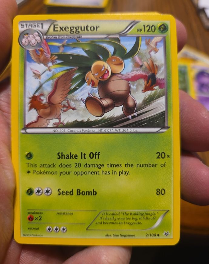 2015 Pokémon XY Roaring Skies #2 Exeggutor — front
