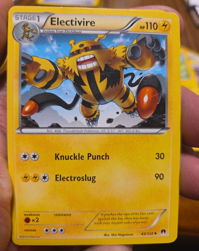 2016 Pokémon Breakpoint #43 Electivire — front