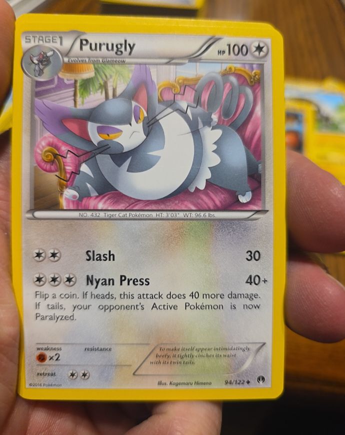 2016 Pokémon Breakpoint #94 Purugly — front