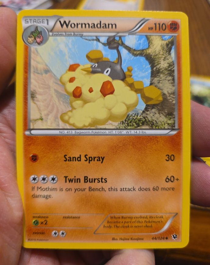 2016 Pokémon XY Fates Collide #44 Wormadam — front