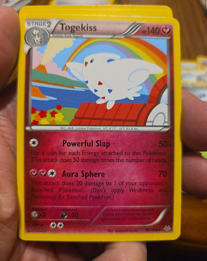 2015 Pokémon Roaring Skies #45 Togekiss — front