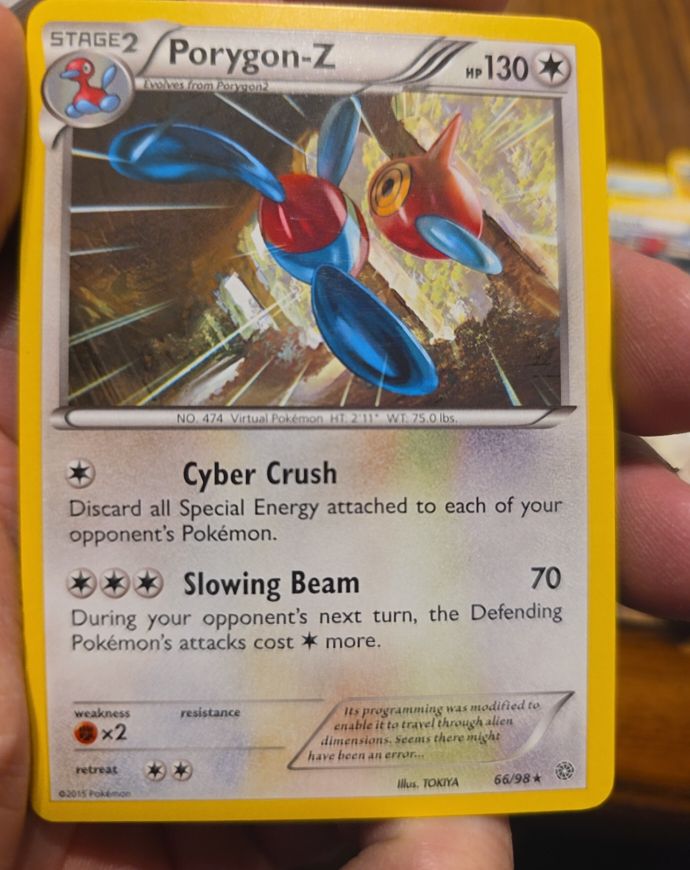 2015 Pokémon Ancient Origins #66 Porygon-Z — front