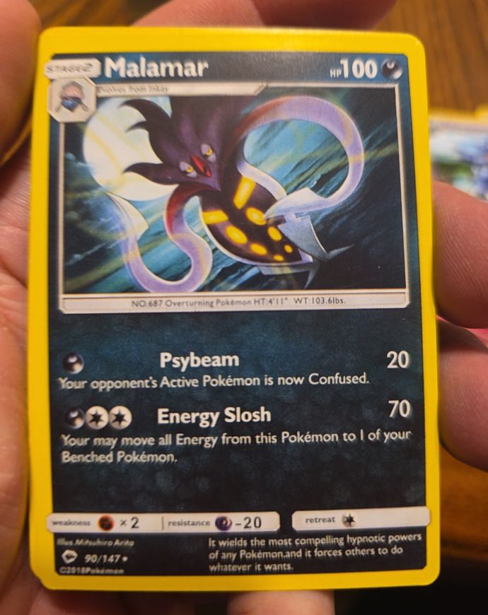 2017 Pokemon TCG Burning Shadows #90 Malamar — front
