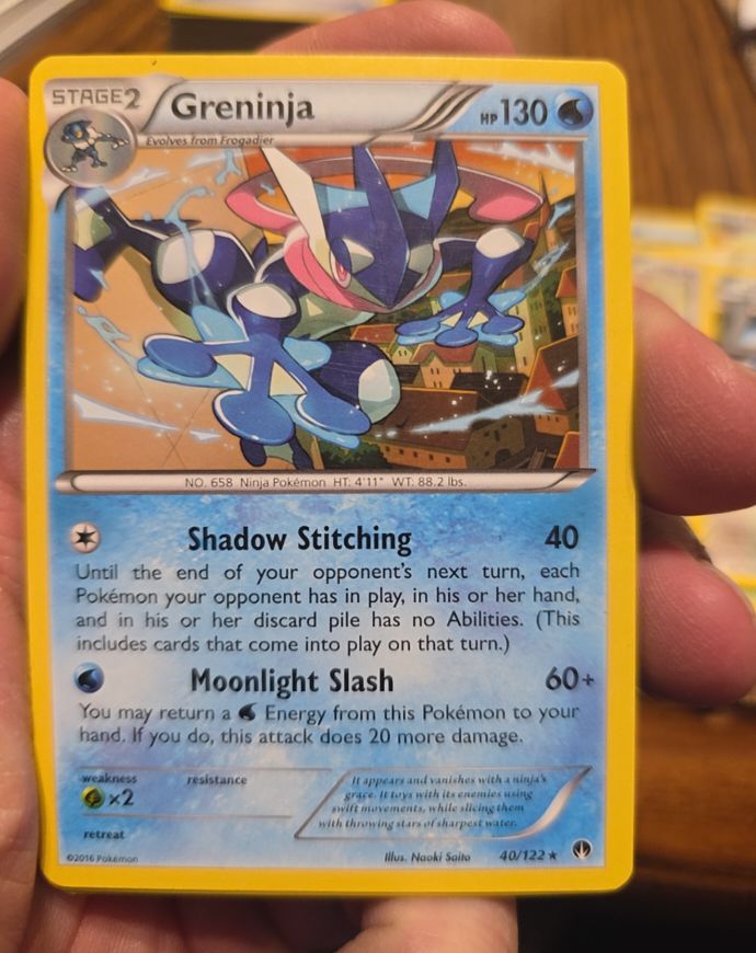 2016 Pokemon Breakpoint #40 Greninja — front