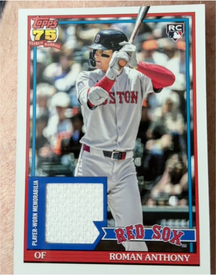 2026 Topps Series 1 #91R-RA Roman Anthony — front