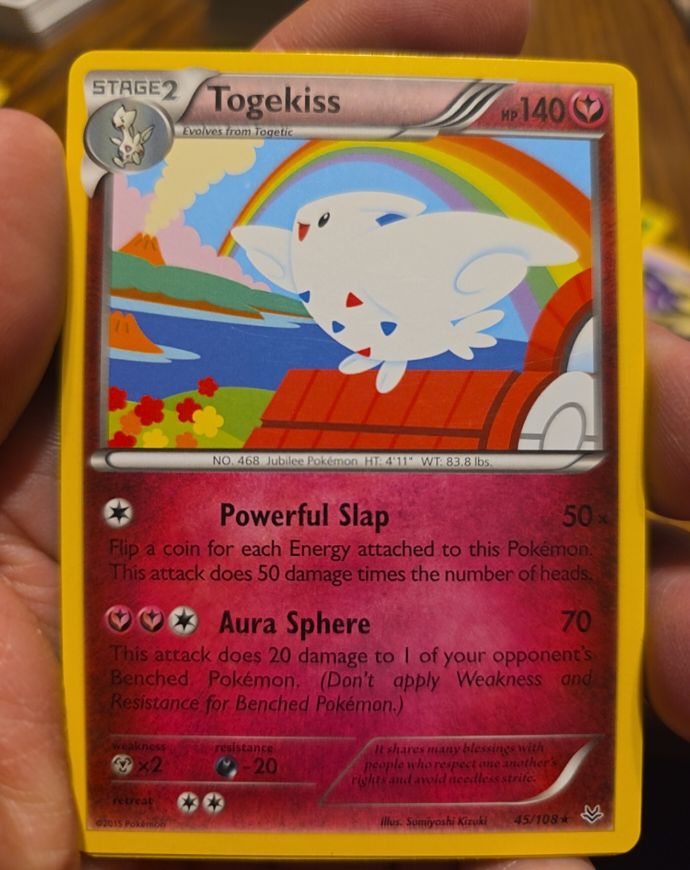 2015 Pokémon Roaring Skies #45 Togekiss — front