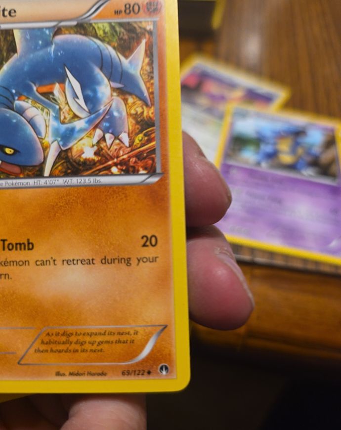 2016 Pokémon XY BREAKpoint #69 Gabite — front