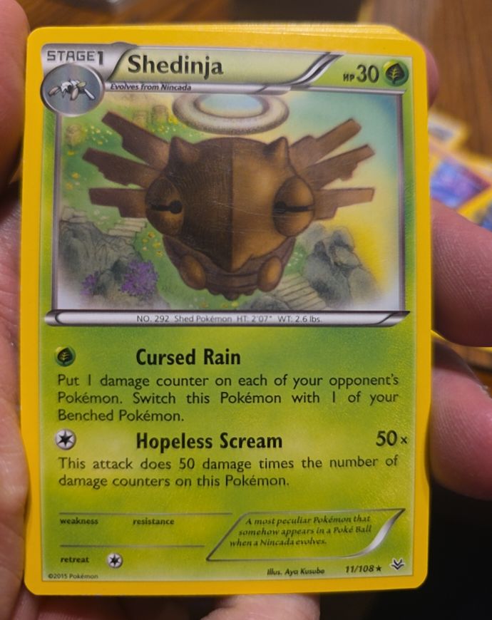 2015 Pokémon XY Roaring Skies #11 Shedinja — front