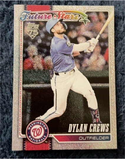 2026 Topps Series 1 #86 Dylan Crews Future Stars Sandglitter Parallel — front