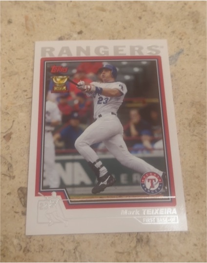 2004 Topps #527 Mark Teixeira — front
