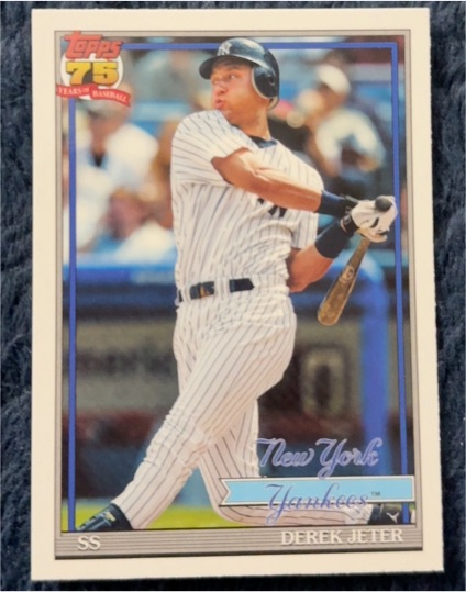 2026 Topps Series 1 1991 Derek Jeter #T91-30 New York Yankees — front