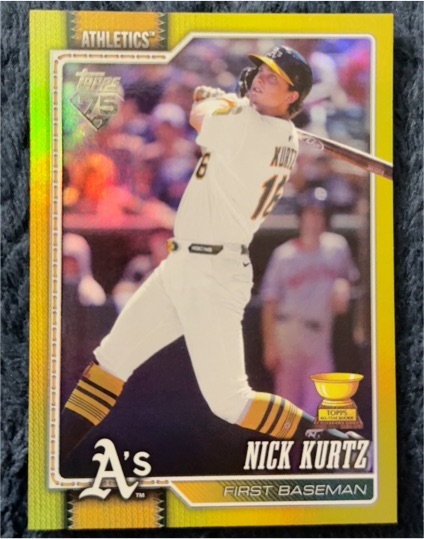 2026 Topps Series 1 #97 Nick Kurtz — front