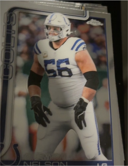 2025 Topps Chrome Football #144 Quenton Nelson — front
