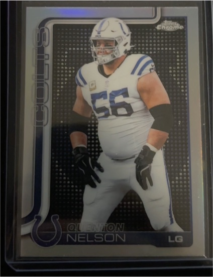 2025 Topps Chrome #144 Quenton Nelson — front