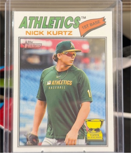 2026 Topps Heritage #275 Nick Kurtz — front