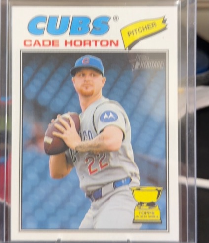 2026 Topps Heritage #396 Cade Horton — front