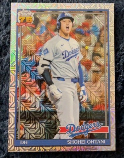 2026 Topps Series 1 1991 Chrome Silver Pack Mojo #91C-47 Shohei Ohtani — front