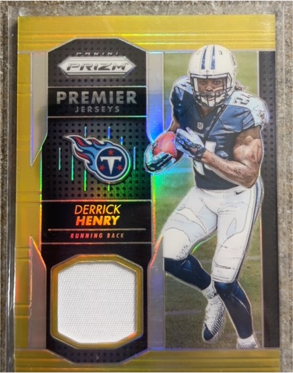 2016 Panini Prizm Premier Jerseys #PPJ-DH Derrick Henry — front