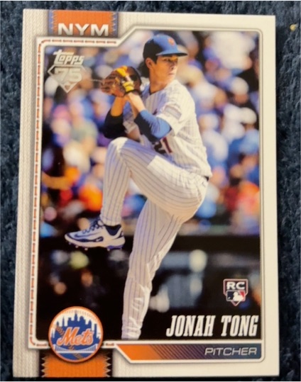 2026 Topps Series 1 #4 Jonah Tong — front