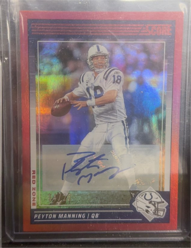 2022 Score Red Zone #16 Peyton Manning — front