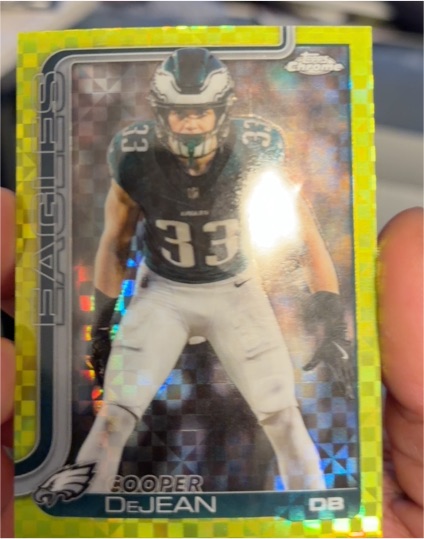 2025 Topps Chrome #252 Cooper DeJean — front