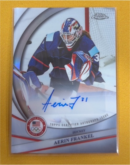 2026 Topps Chrome U.S. Winter Olympic #187 Aerin Frankel — front