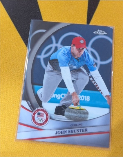 2026 Topps Chrome U.S. Winter Olympics #110 John Shuster — front