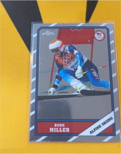 2026 Topps Chrome Winter Olympics #T86-21 Bode Miller 1986 Topps Insert — front