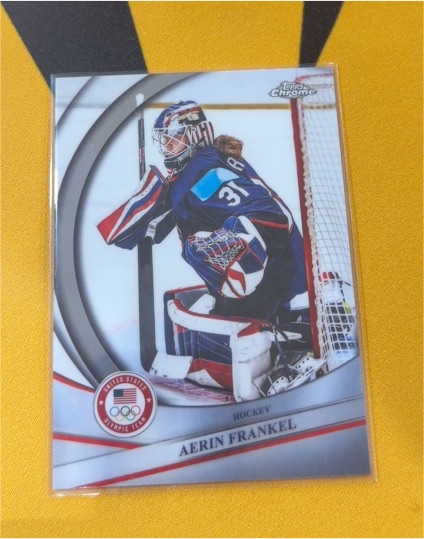 2026 Topps Chrome U.S. Winter Olympic #187 Aerin Frankel — front