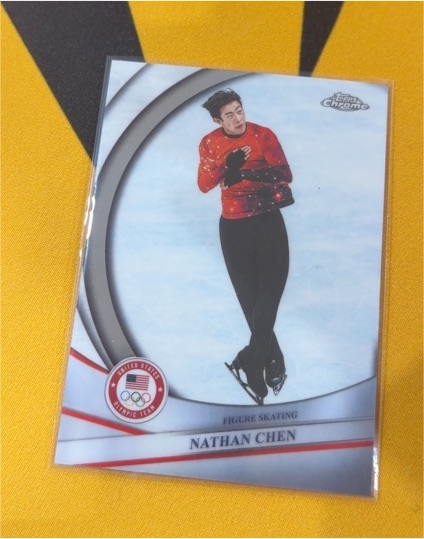 2026 Topps Chrome U.S. Winter Olympics #126 Nathan Chen — front