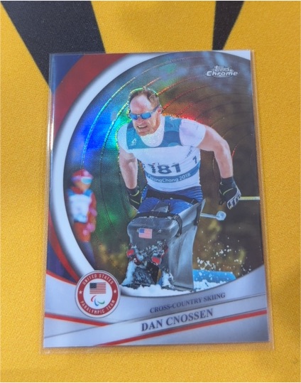 2026 Topps Chrome U.S. Winter Olympic #76 Dan Cnossen — front