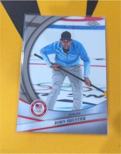 2026 Topps Chrome U.S. Winter Olympic #10 John Shuster — front