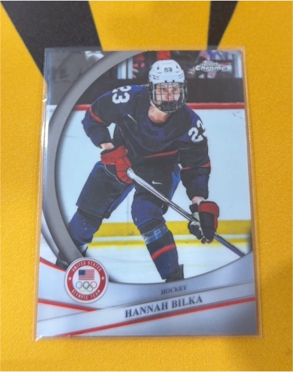 2026 Topps Chrome U.S. Winter Olympics #190 Hannah Bilka — front
