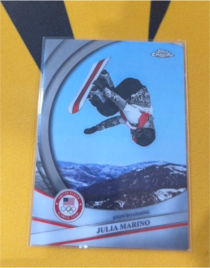 2026 Topps Chrome U.S. Winter Olympic #149 Julia Marino — front