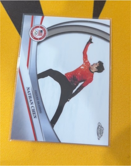 2026 Topps Chrome U.S. Winter Olympic #26 Nathan Chen — front