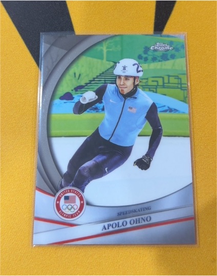 2026 Topps Chrome #86 Apolo Ohno — front